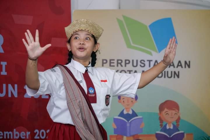 Keren, Siswi SD Kota Madiun Sabet Juara Pertama Lomba Bertutur Nasional