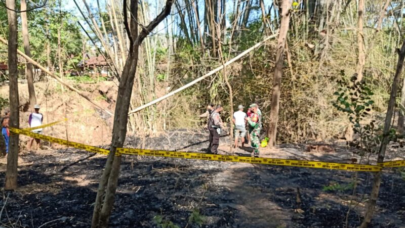Tragis, Nenek-Nenek di Ponorogo Ditemukan Meninggal Terbakar di Ladang