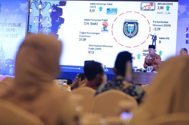 Wali Kota Madiun Tegaskan Fokus Pembangunan 2023 pada Pemulihan Ekonomi