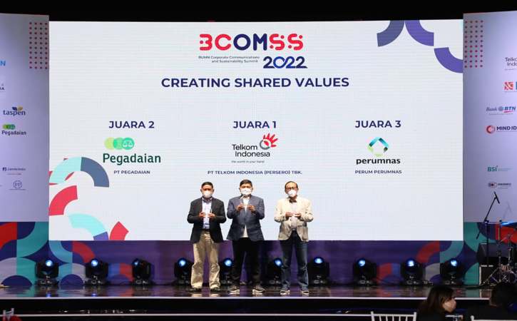 Selamat, Program TJSL Telkom Raih Penghargaan Terbaik dari Kementerian BUMN