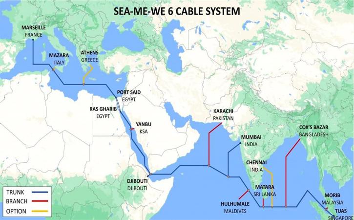 Gandeng Konsorsium SEA-ME-WE 6, Telkom Bangun Konstruksi Kabel Laut Internasional
