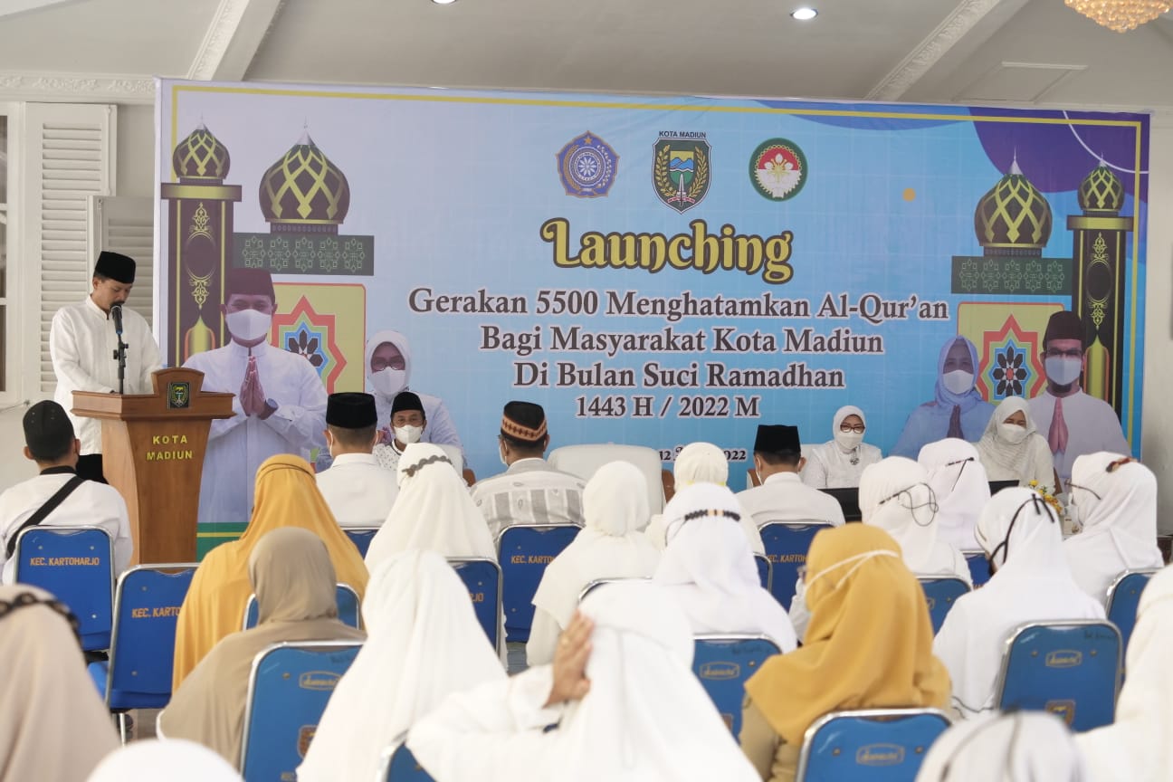 Launching Gerakan 5.500 Pengkhatam Al-Qur’an, Ini Kata Wali Kota Madiun