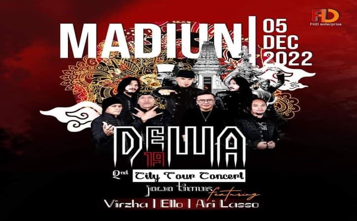 Konser Dewa 19 di Madiun Digelar 5 Desember, Wali Kota Sebut Jumlat Penonton Dibatasi & Wajib Vaksin Booster