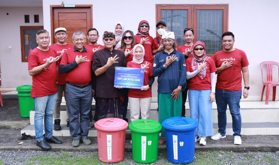 Desa Adat Kedonganan Bali Disasar Program Pelestarian Lingkungan dari AdMedika