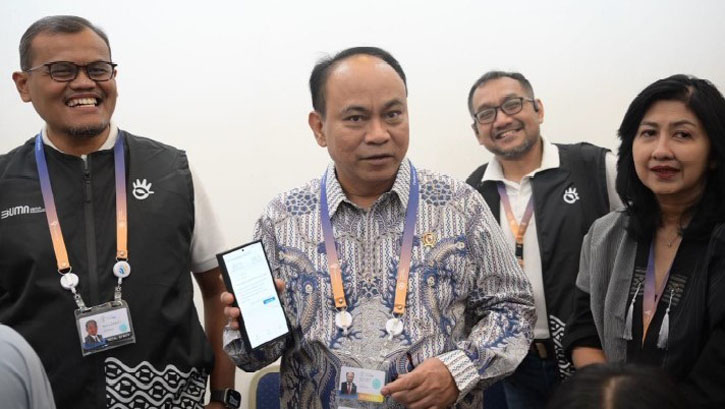 Menkominfo Apresiasi Kualitas Jaringan Telekomunikasi di Media Center KTT AIS Forum 2023