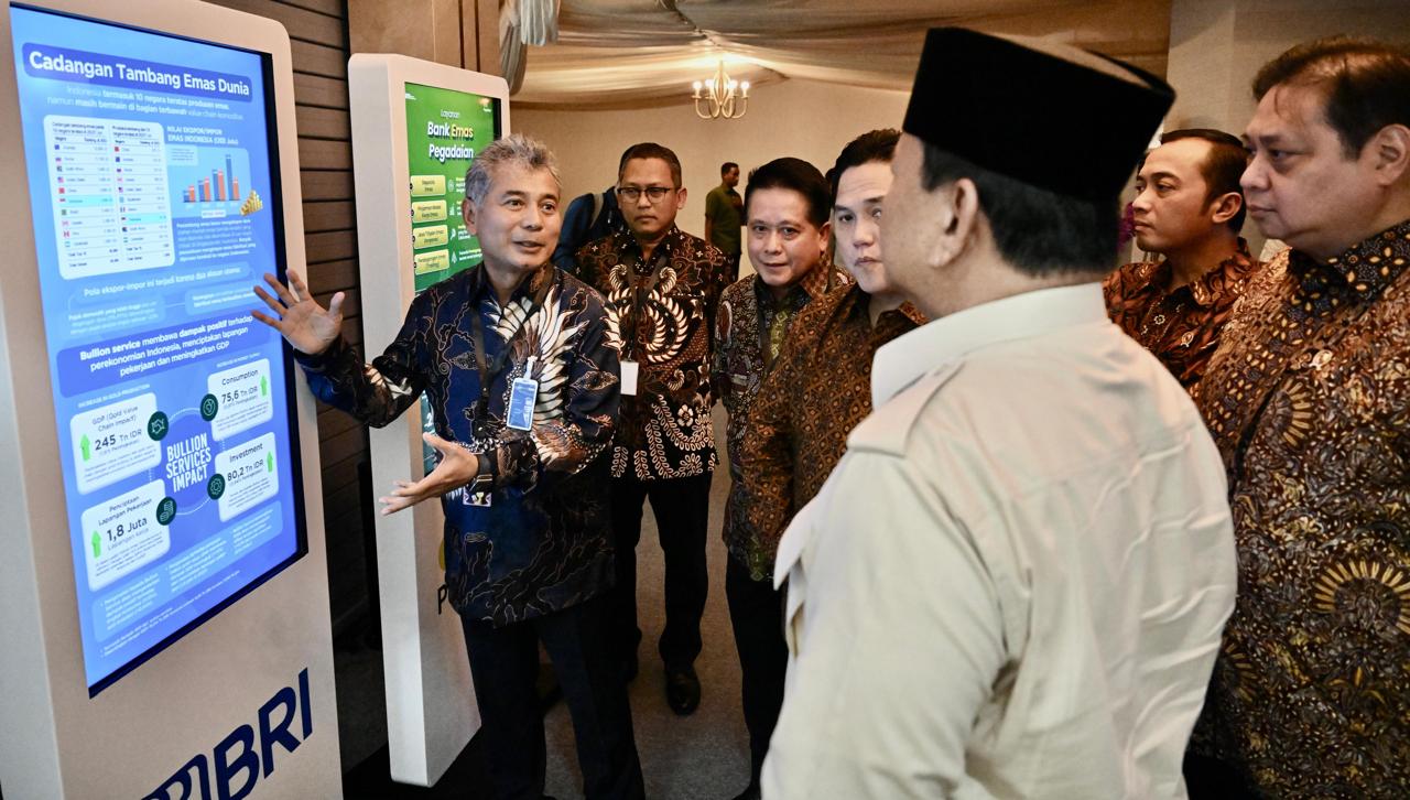 Presiden Prabowo Resmikan Bank Emas Pegadaian, BRI Group Semakin Optimis Perkuat Ekonomi Nasional
