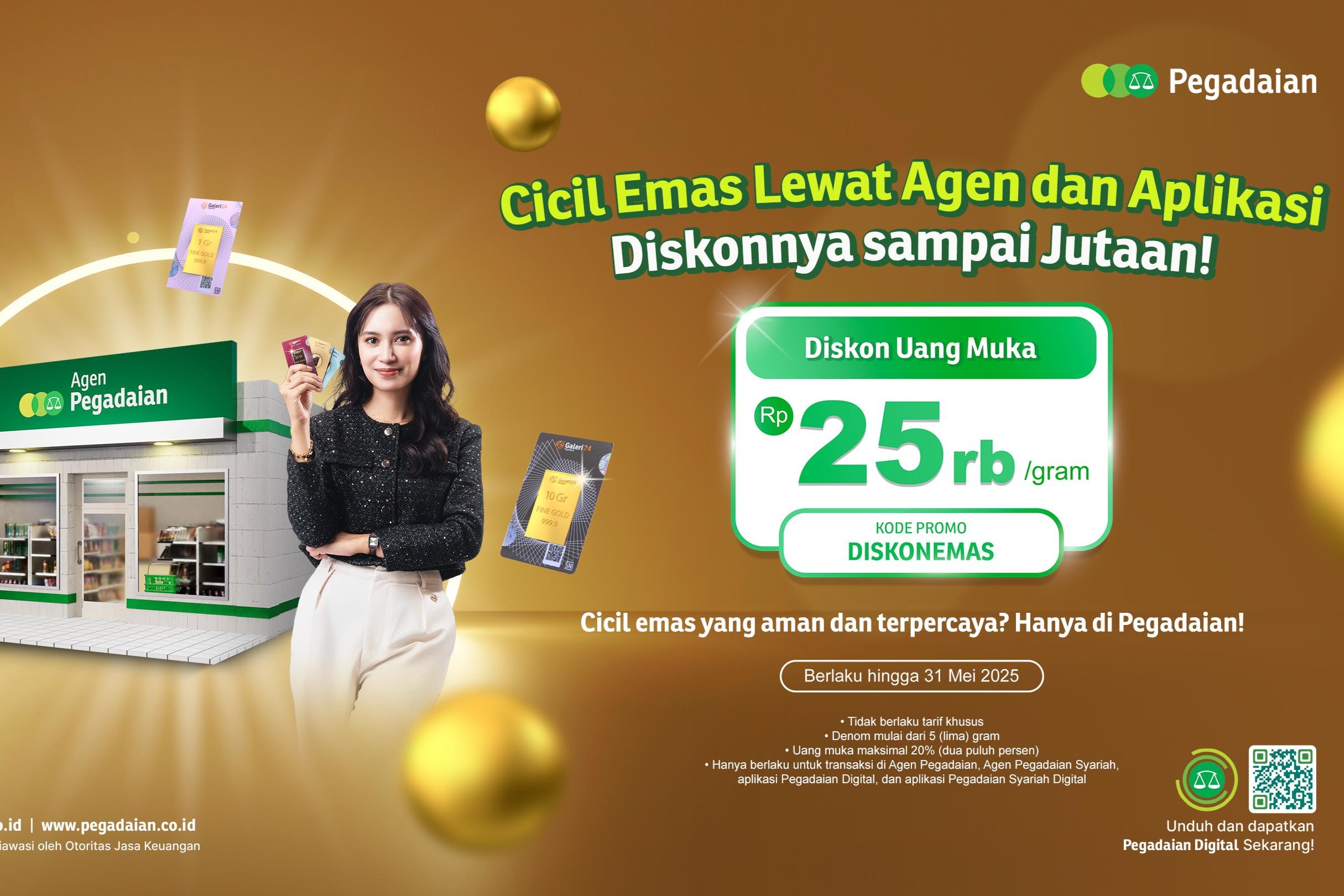 Saatnya Investasi dengan Cicil Emas di Pegadaian, Dapatkan Diskon hingga Jutaan Rupiah!